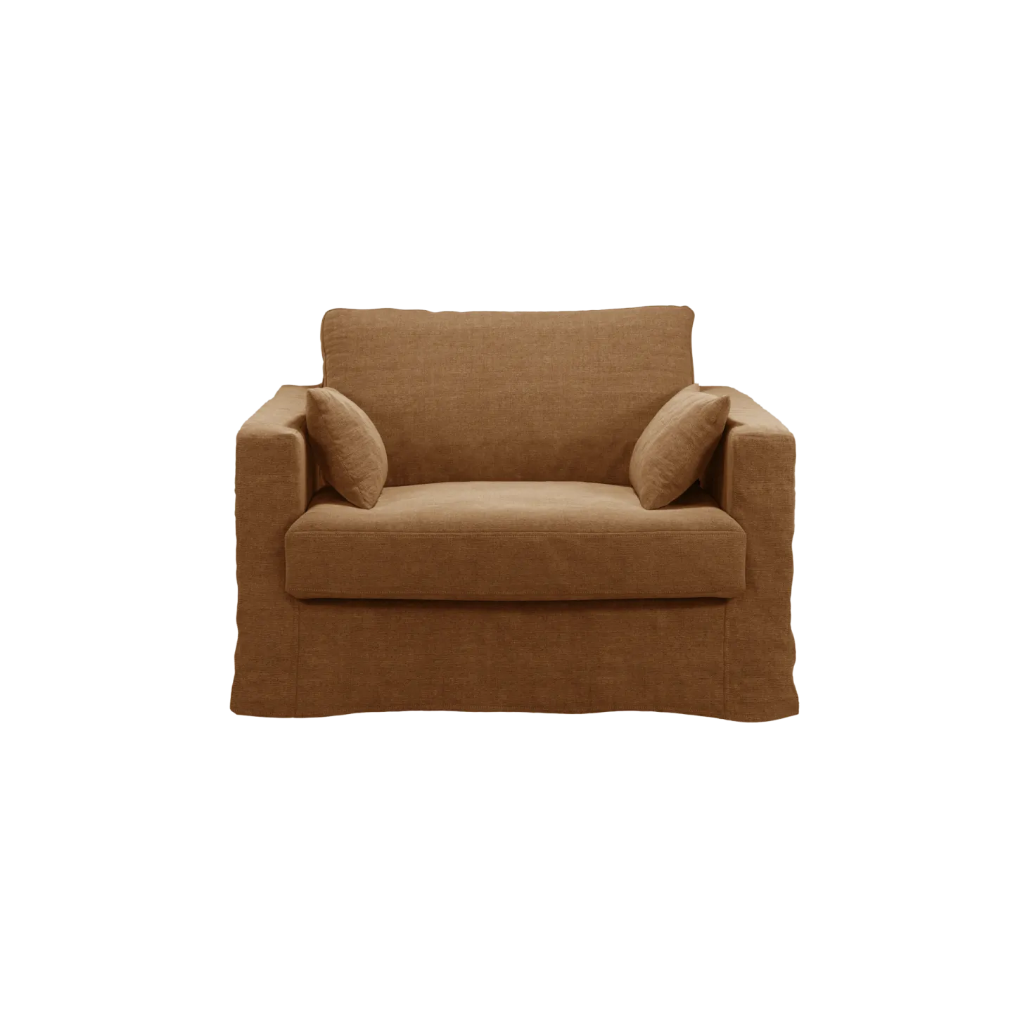 Fauteuil XL lin déhoussable Martigues