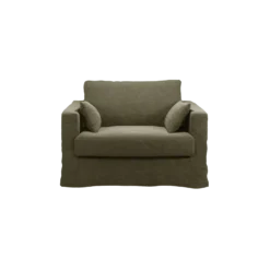 Fauteuil XL lin déhoussable Martigues