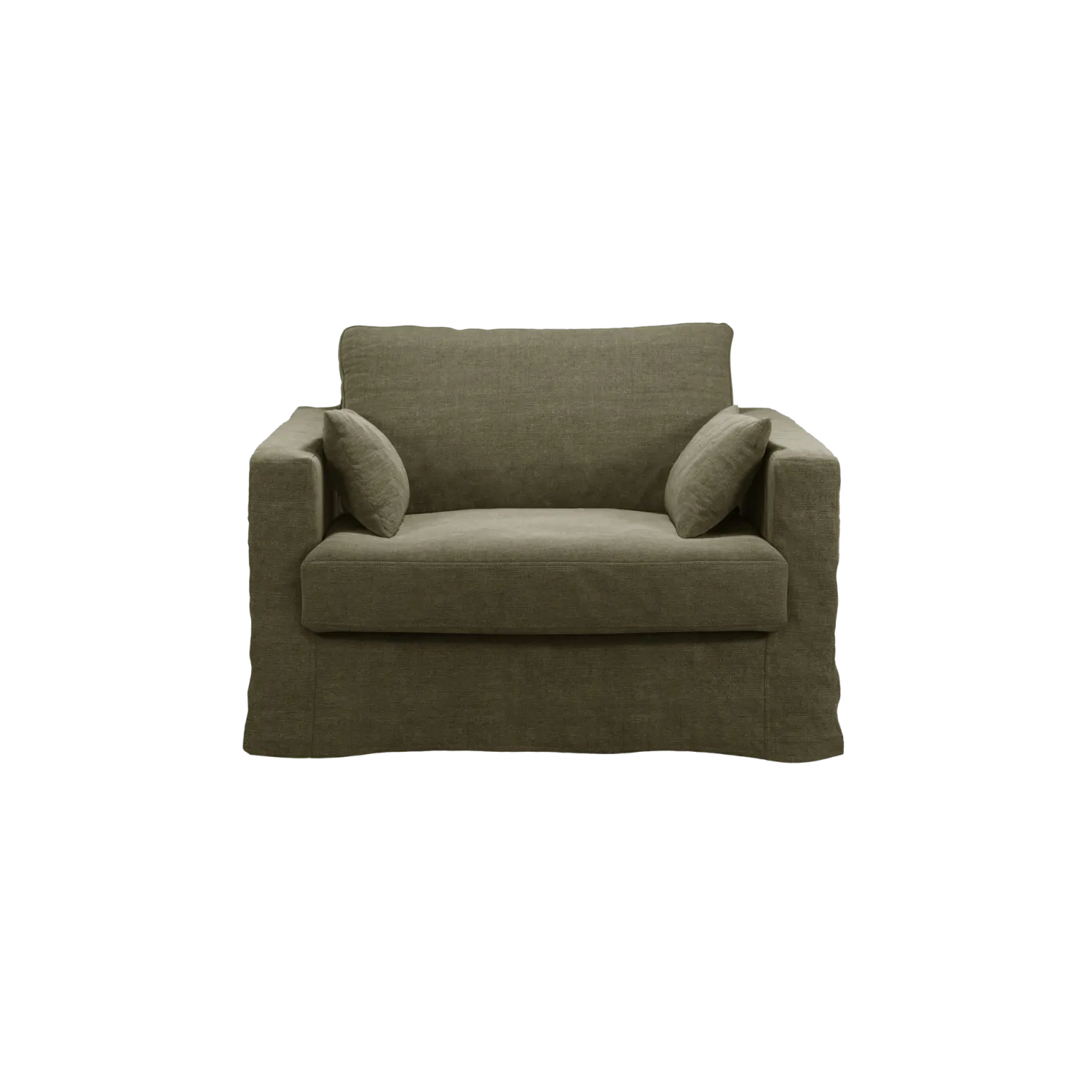 Fauteuil XL lin déhoussable Martigues