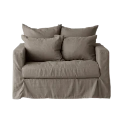 Fauteuil XL lin déhoussable Moëze