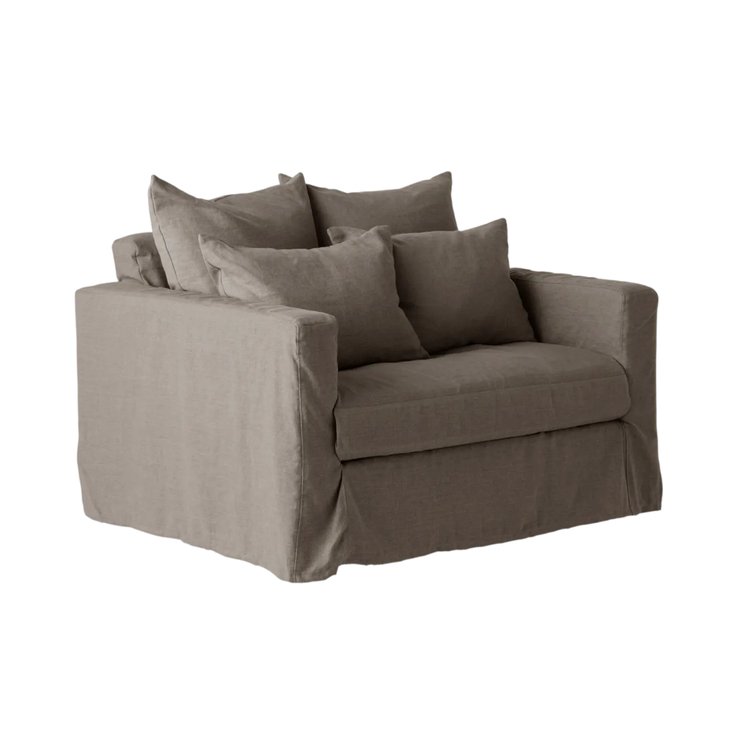 Fauteuil XL lin déhoussable Moëze