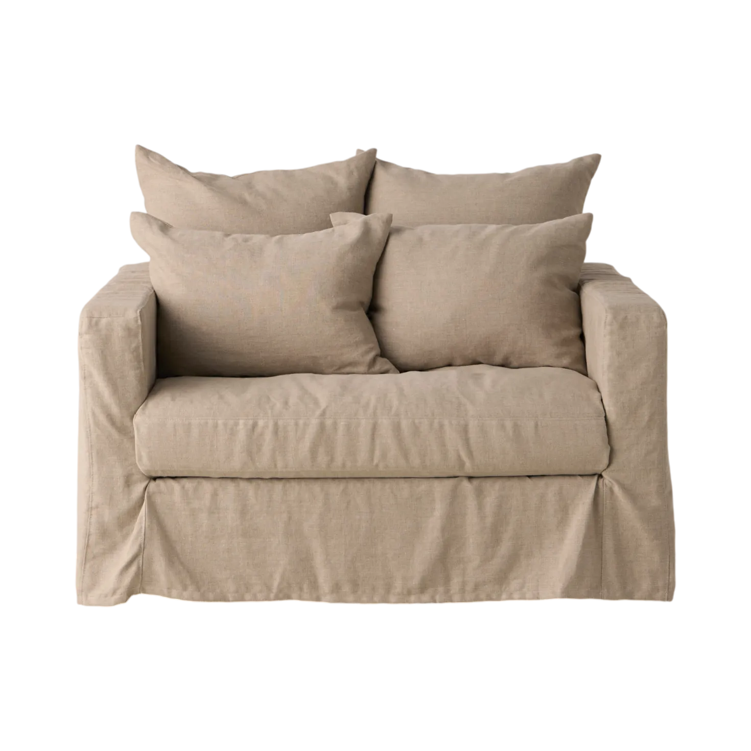 Fauteuil XL lin déhoussable Moëze