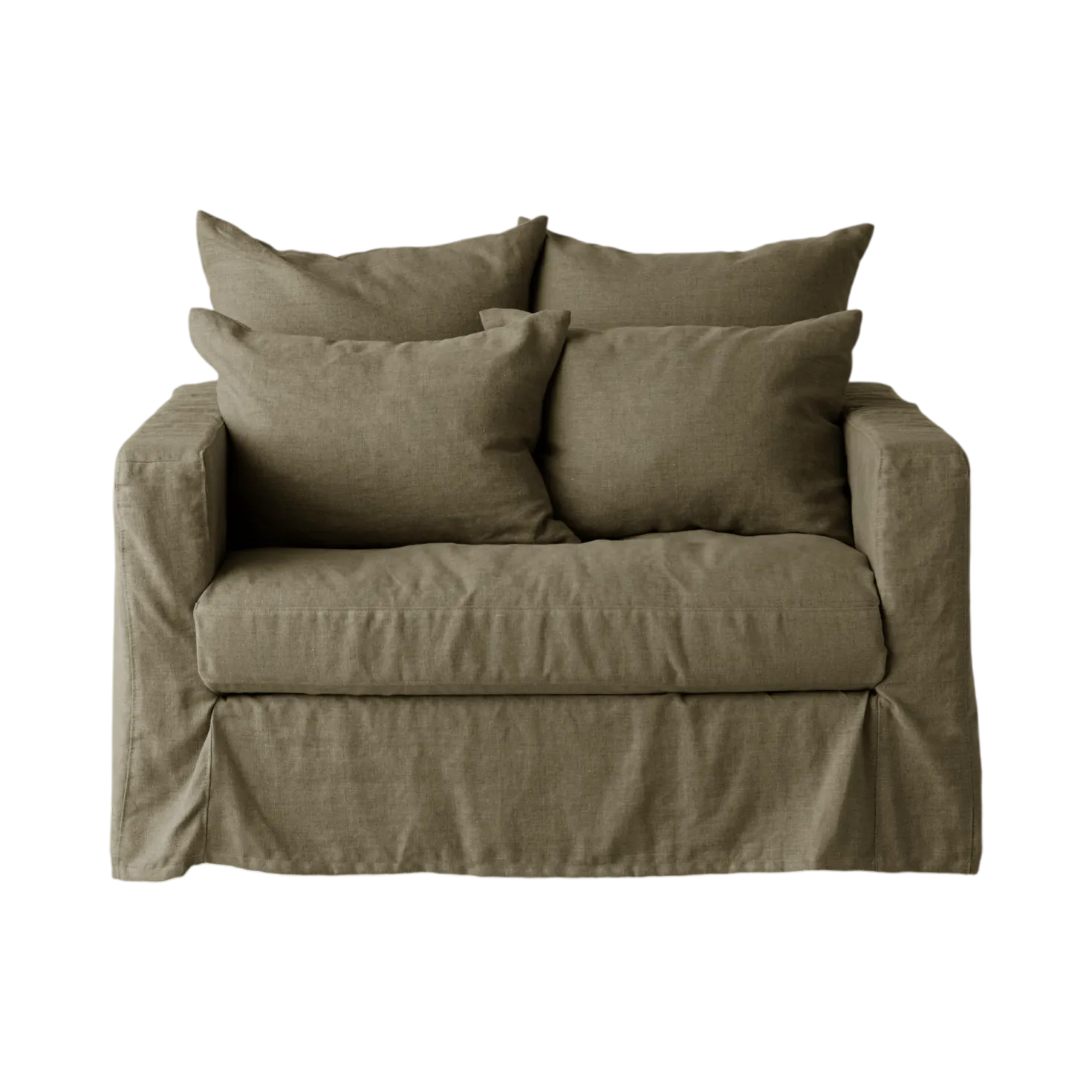 Fauteuil XL lin déhoussable Moëze