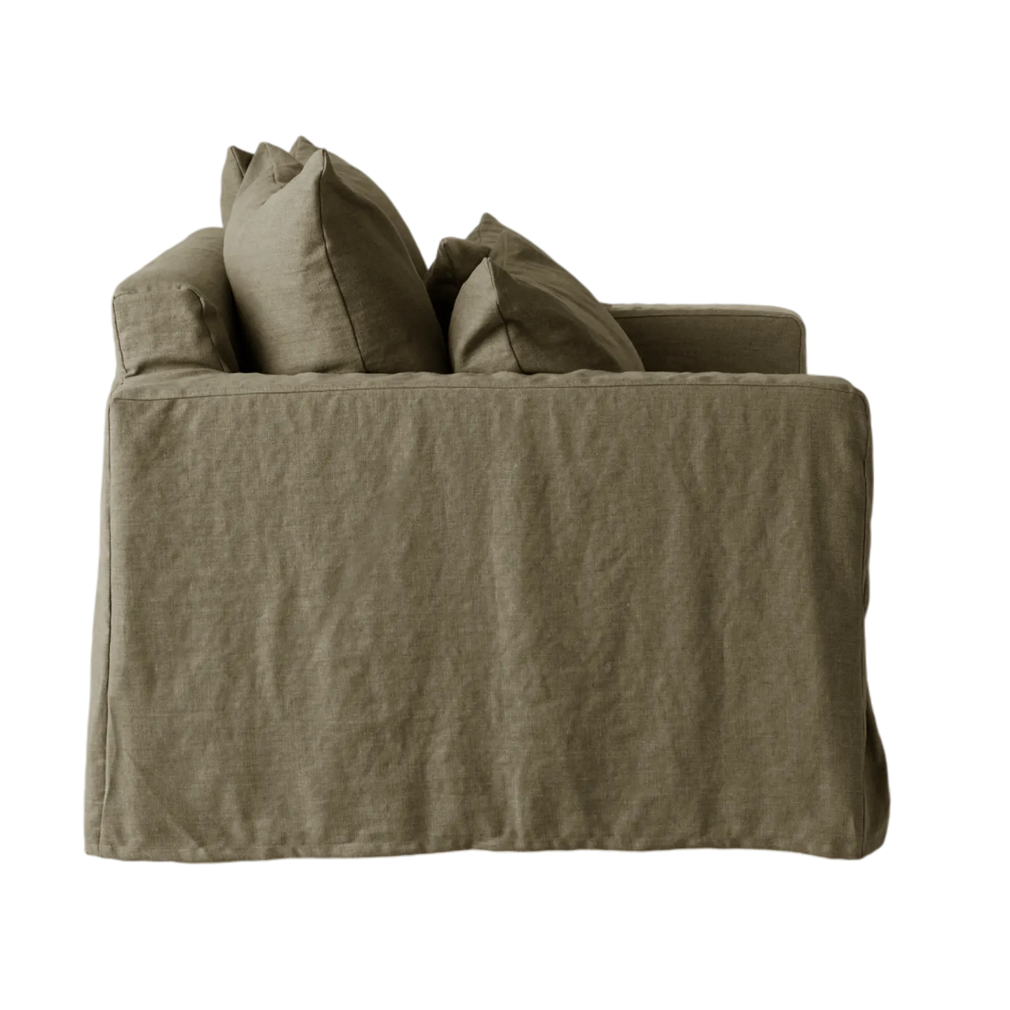Fauteuil XL lin déhoussable Moëze