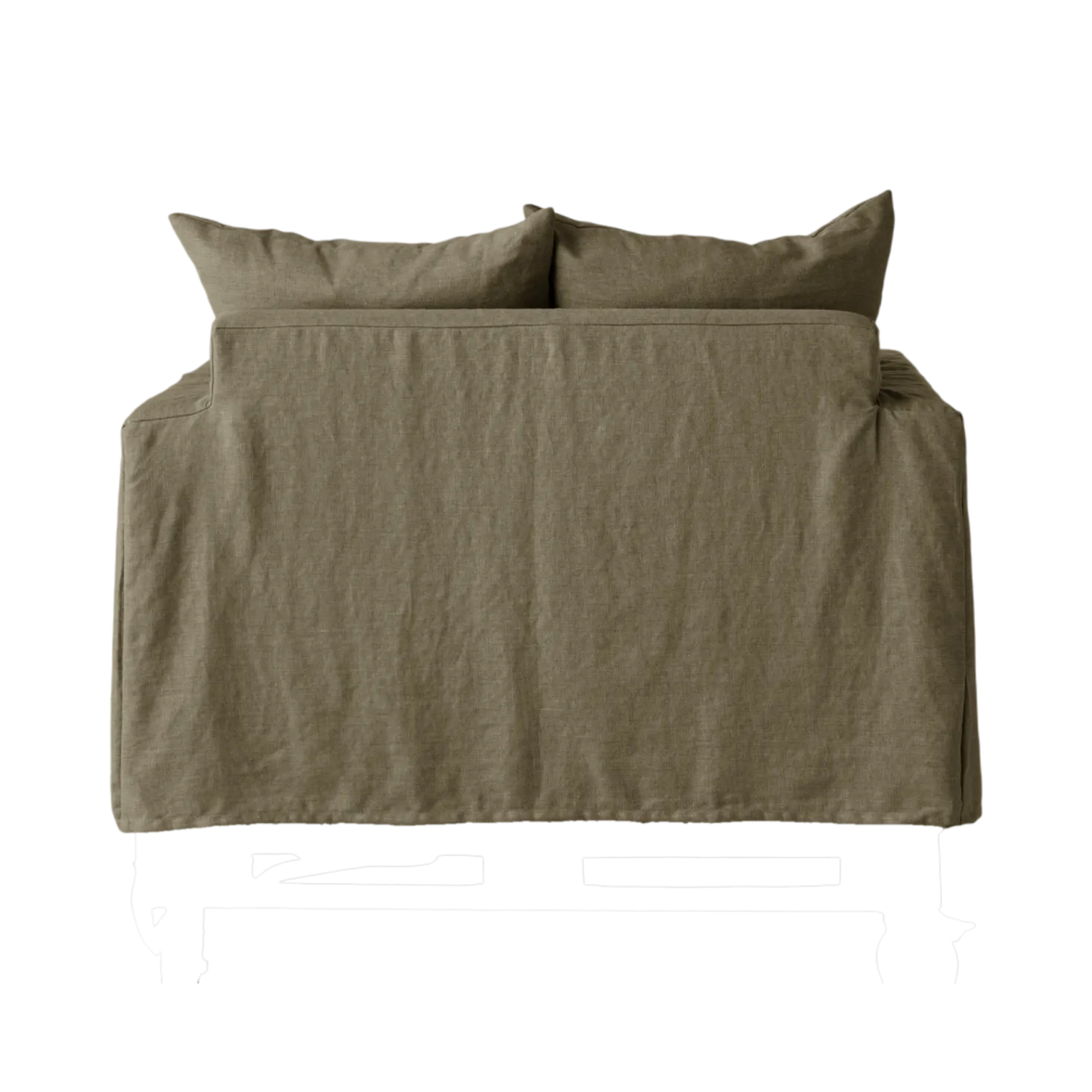 Fauteuil XL lin déhoussable Moëze