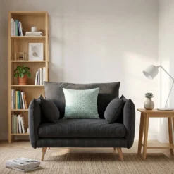 Fauteuil XXL velours côtelé Orion