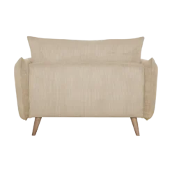 Fauteuil XXL velours côtelé Orion