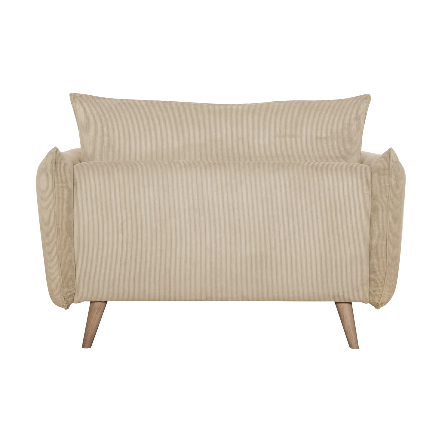 Fauteuil XXL velours côtelé Orion