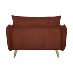Fauteuil XXL velours côtelé Orion