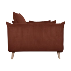 Fauteuil XXL velours côtelé Orion