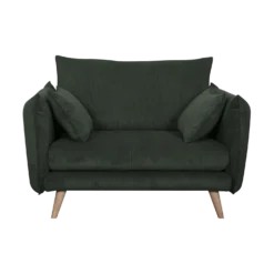 Fauteuil XXL velours côtelé Orion