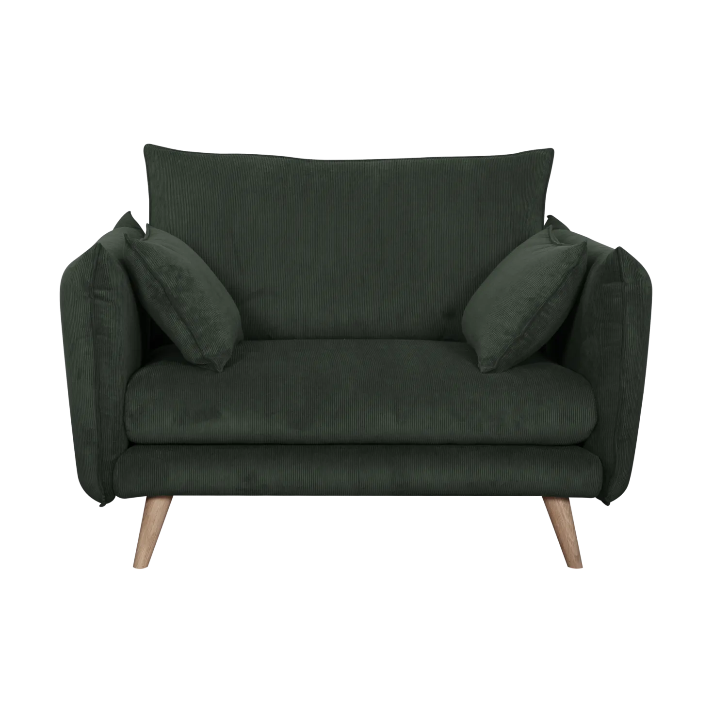Fauteuil XXL velours côtelé Orion