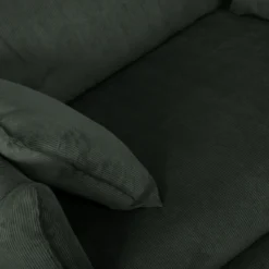 Fauteuil XXL velours côtelé Orion