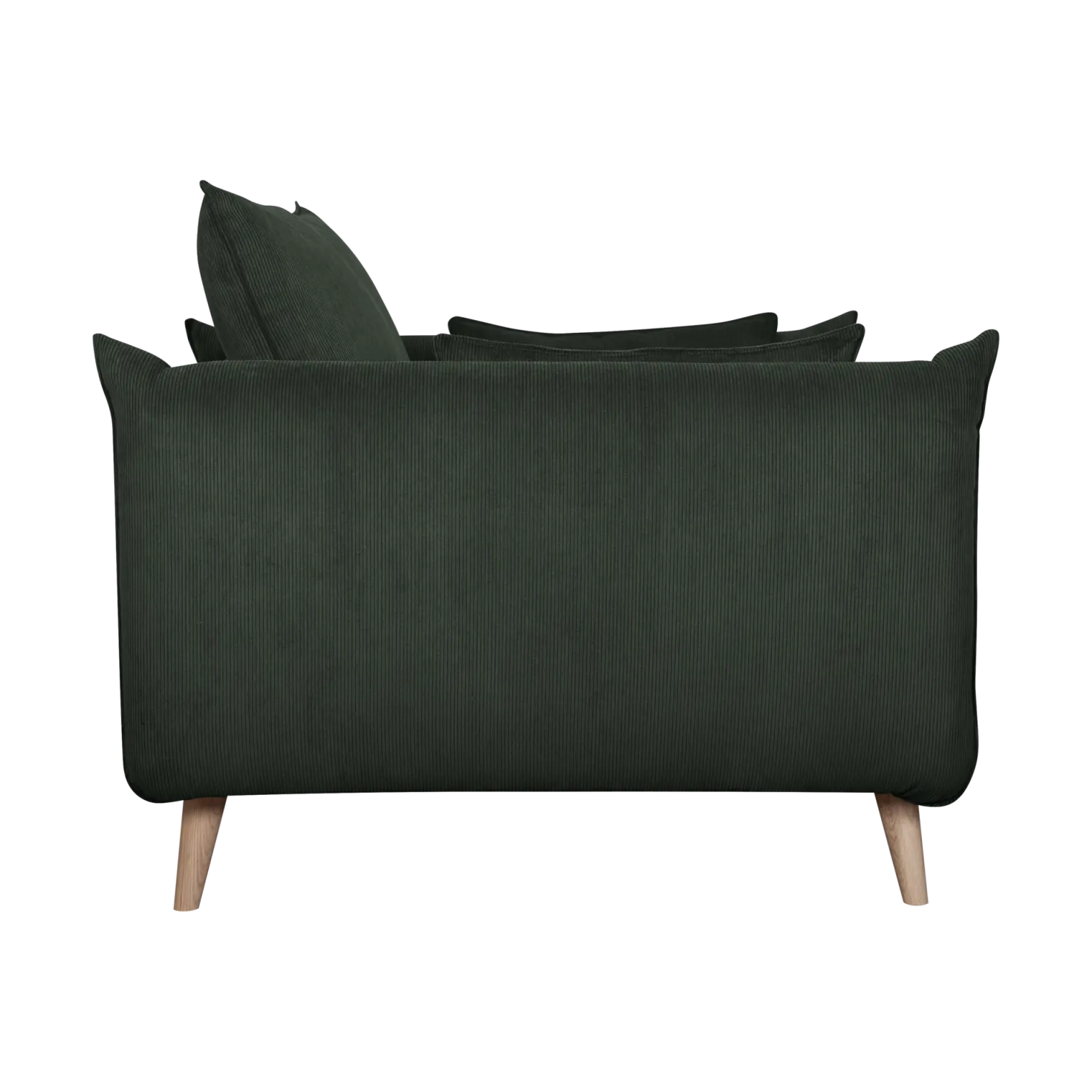 Fauteuil XXL velours côtelé Orion
