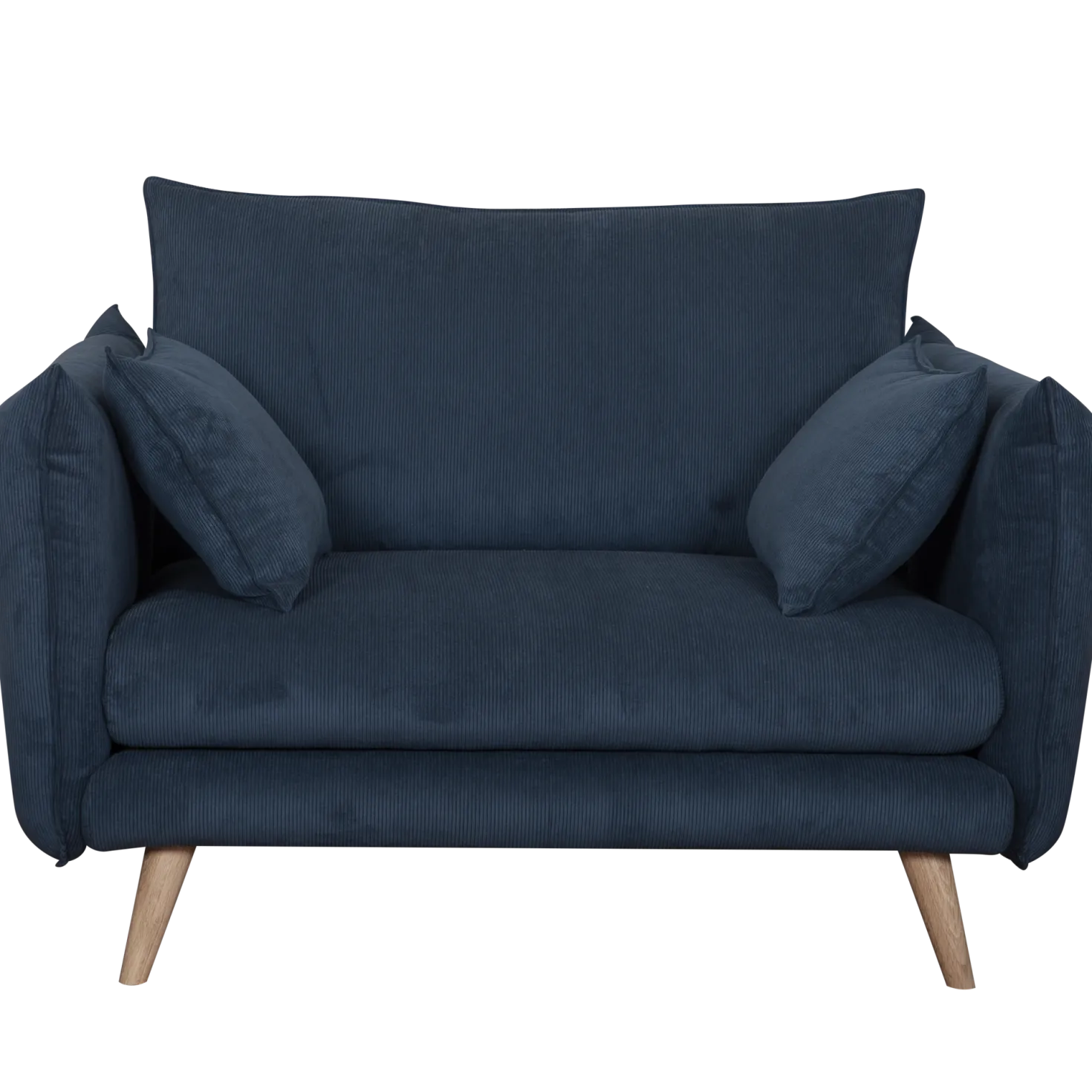 Fauteuil XXL velours côtelé Orion