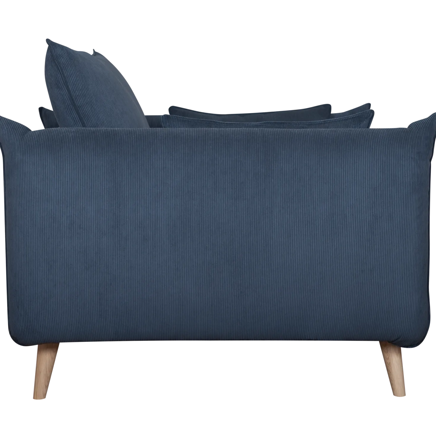 Fauteuil XXL velours côtelé Orion