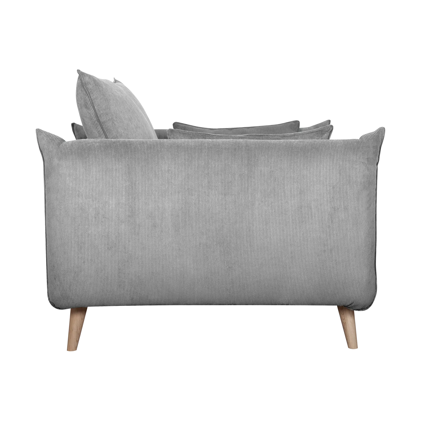 Fauteuil XXL velours côtelé Orion