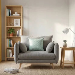Fauteuil XXL velours côtelé Orion
