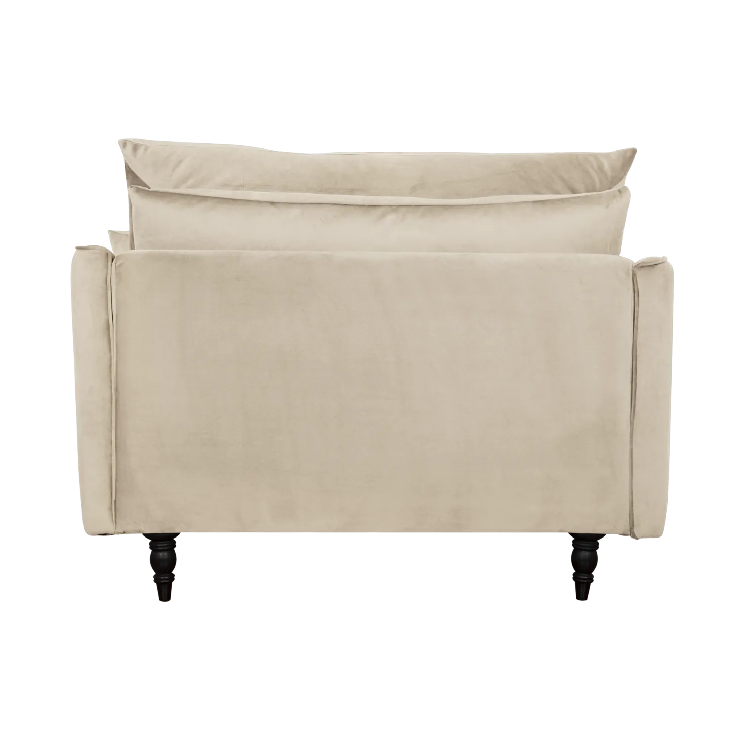 Fauteuil XXL velours Olie