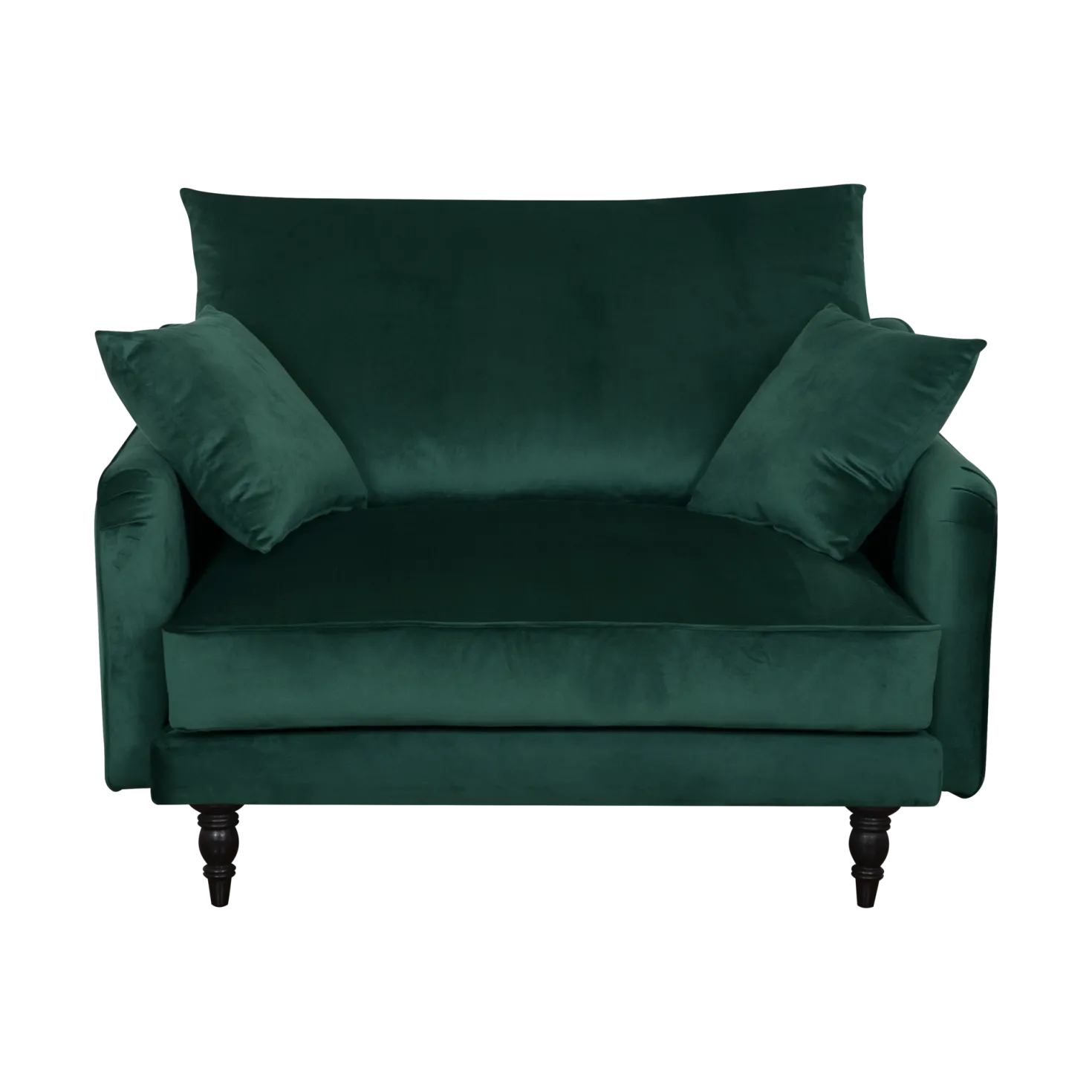 Fauteuil XXL velours Olie
