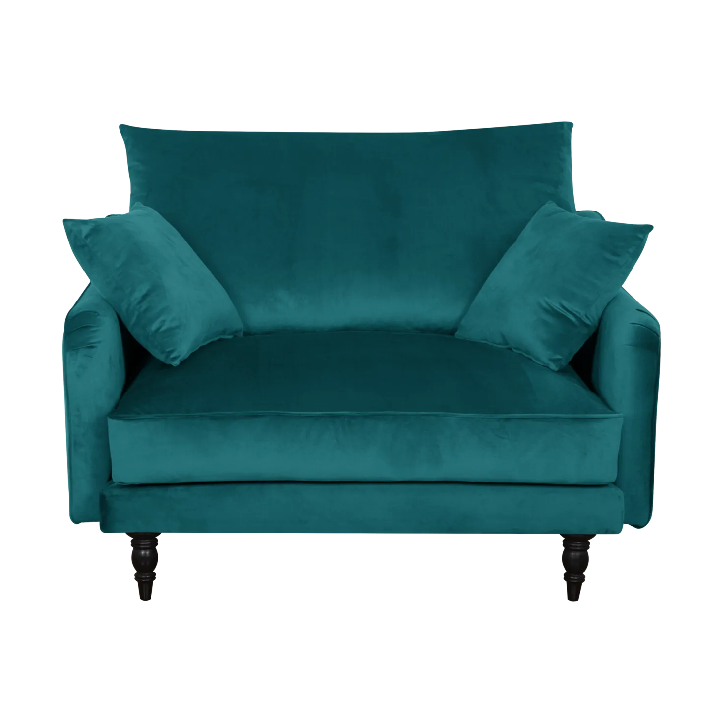 Fauteuil XXL velours Olie