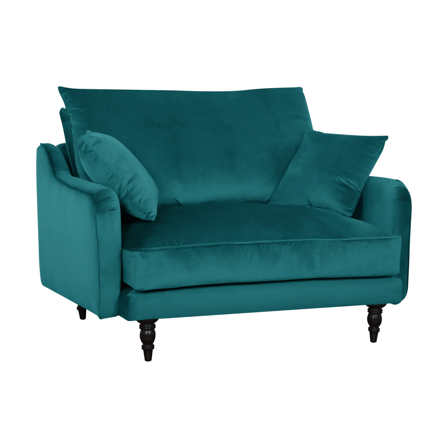 Fauteuil XXL velours Olie