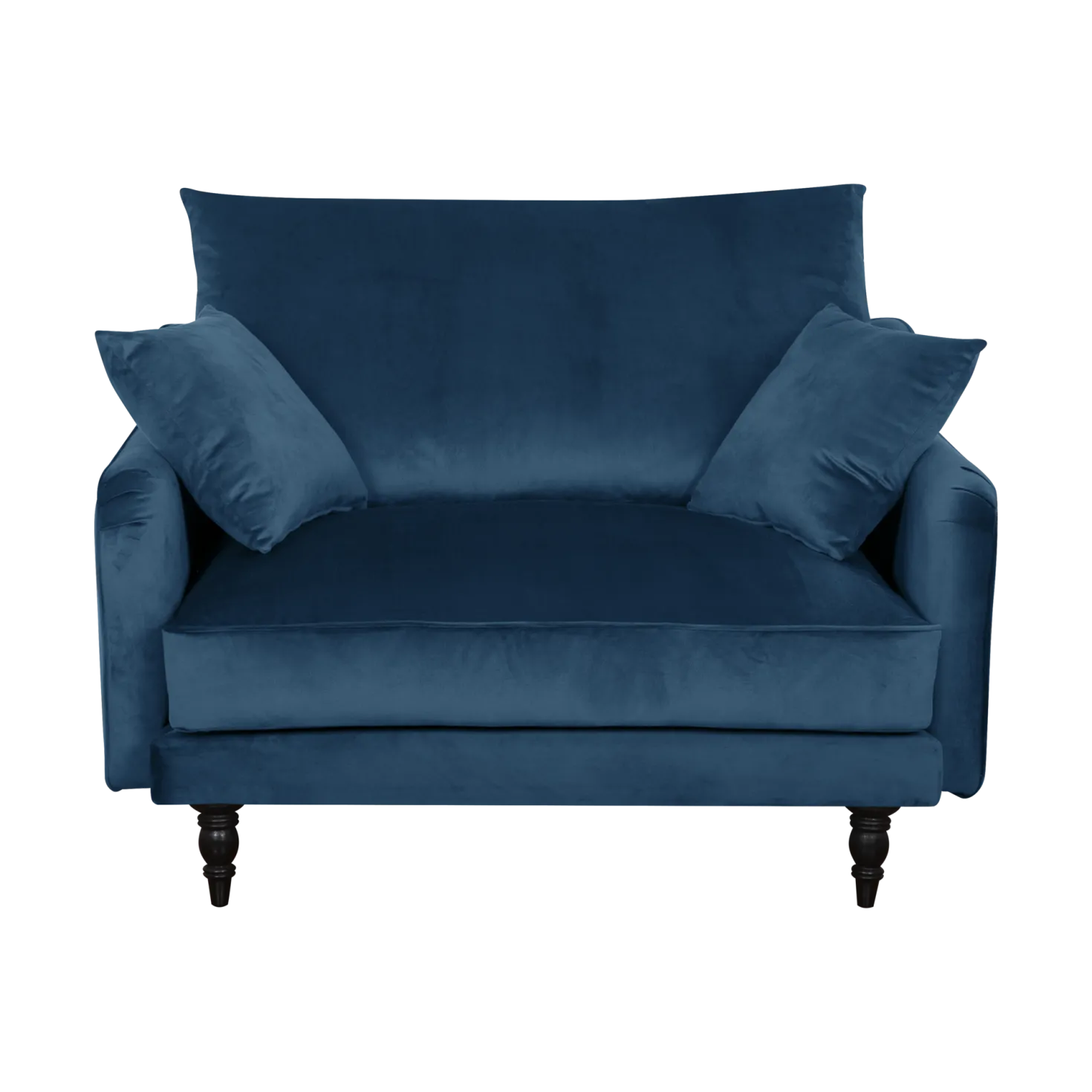 Fauteuil XXL velours Olie