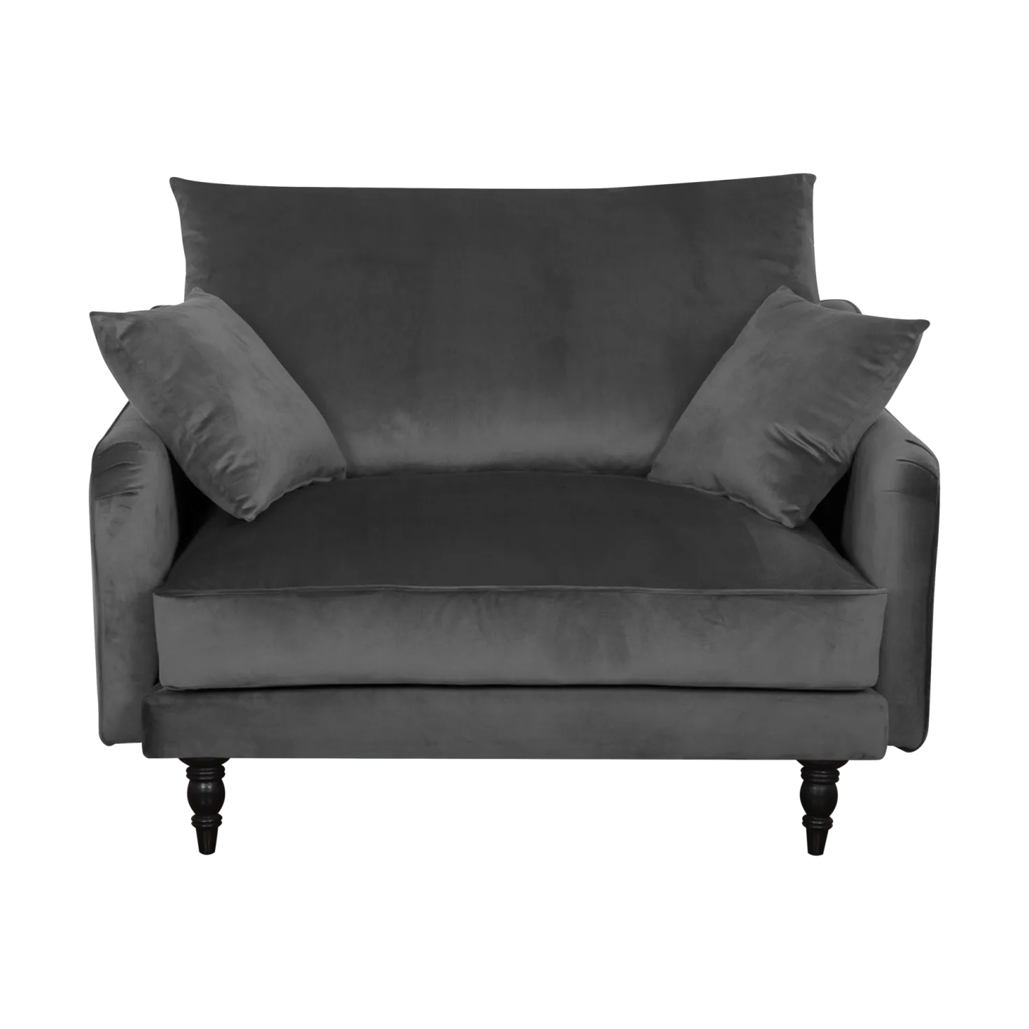 Fauteuil XXL velours Olie