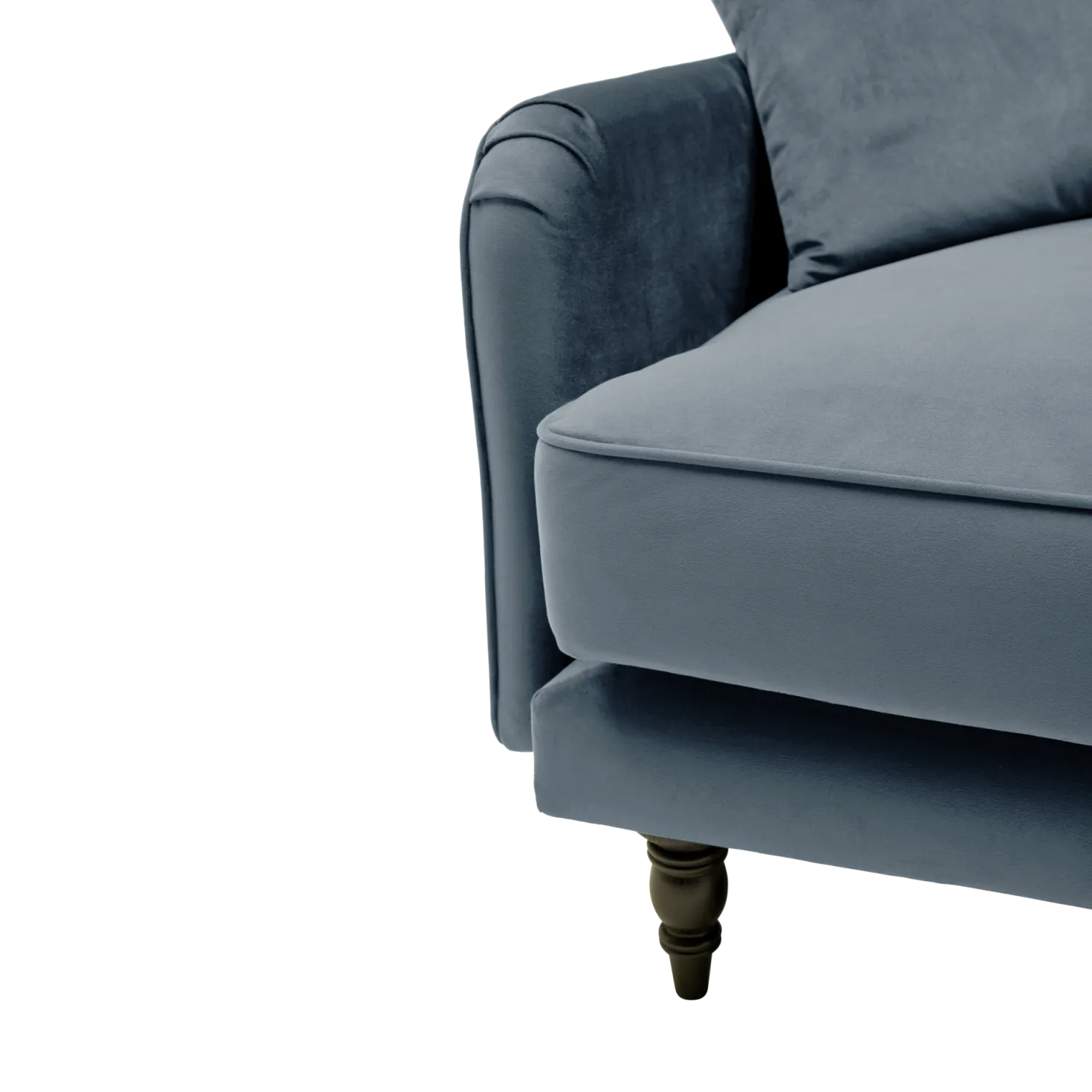 Fauteuil XXL velours Olie