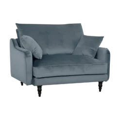 Fauteuil XXL velours Olie