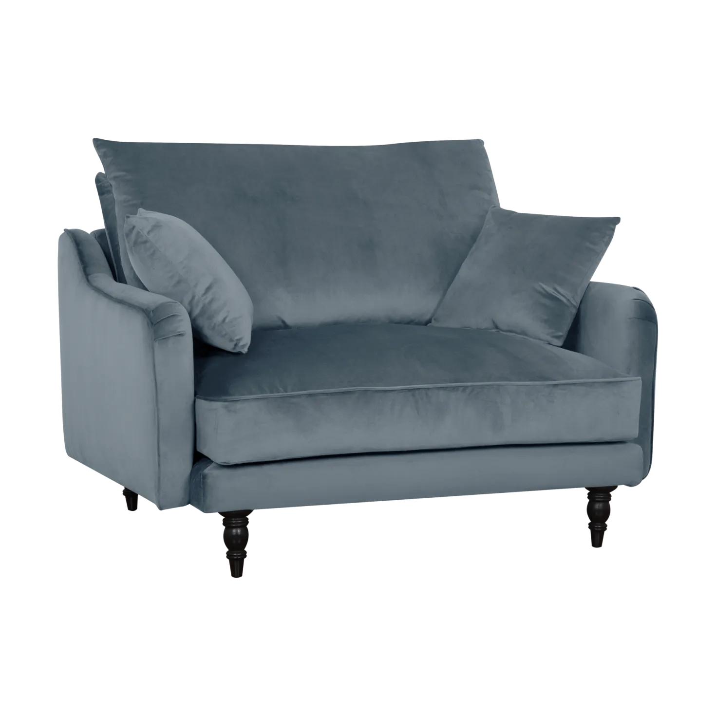 Fauteuil XXL velours Olie