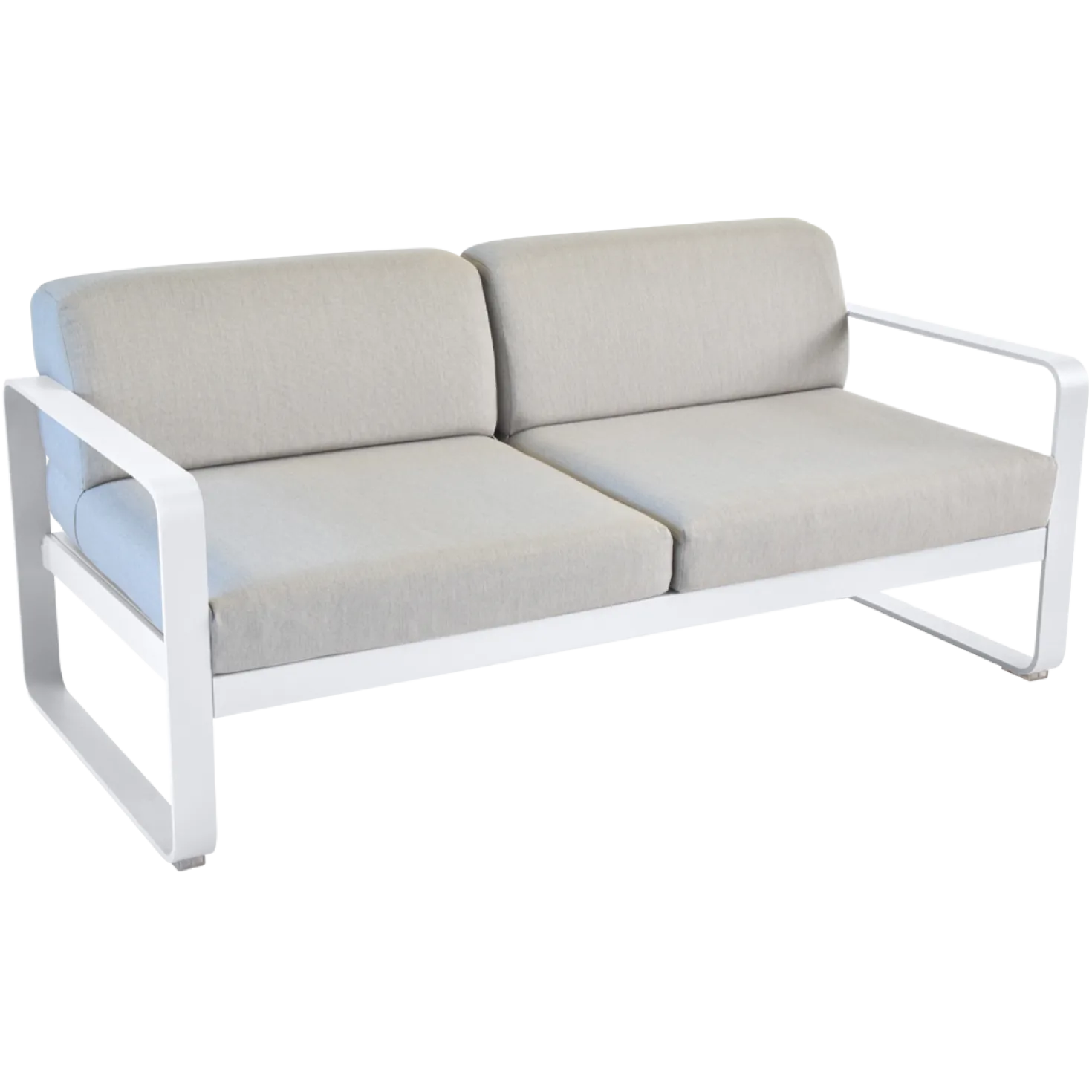 FERMOB Canapé 2 Places Bellevie Gris Flanelle en Aluminium