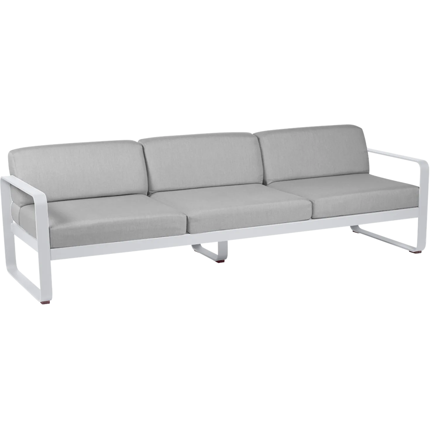 FERMOB Canapé 3 Places Bellevie Gris Flanelle en Aluminium