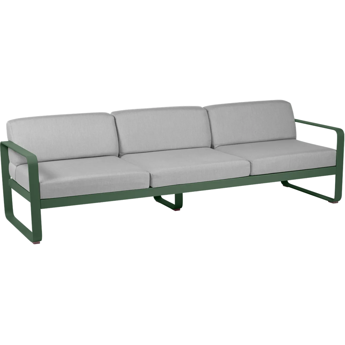FERMOB Canapé 3 Places Bellevie Gris Flanelle en Aluminium