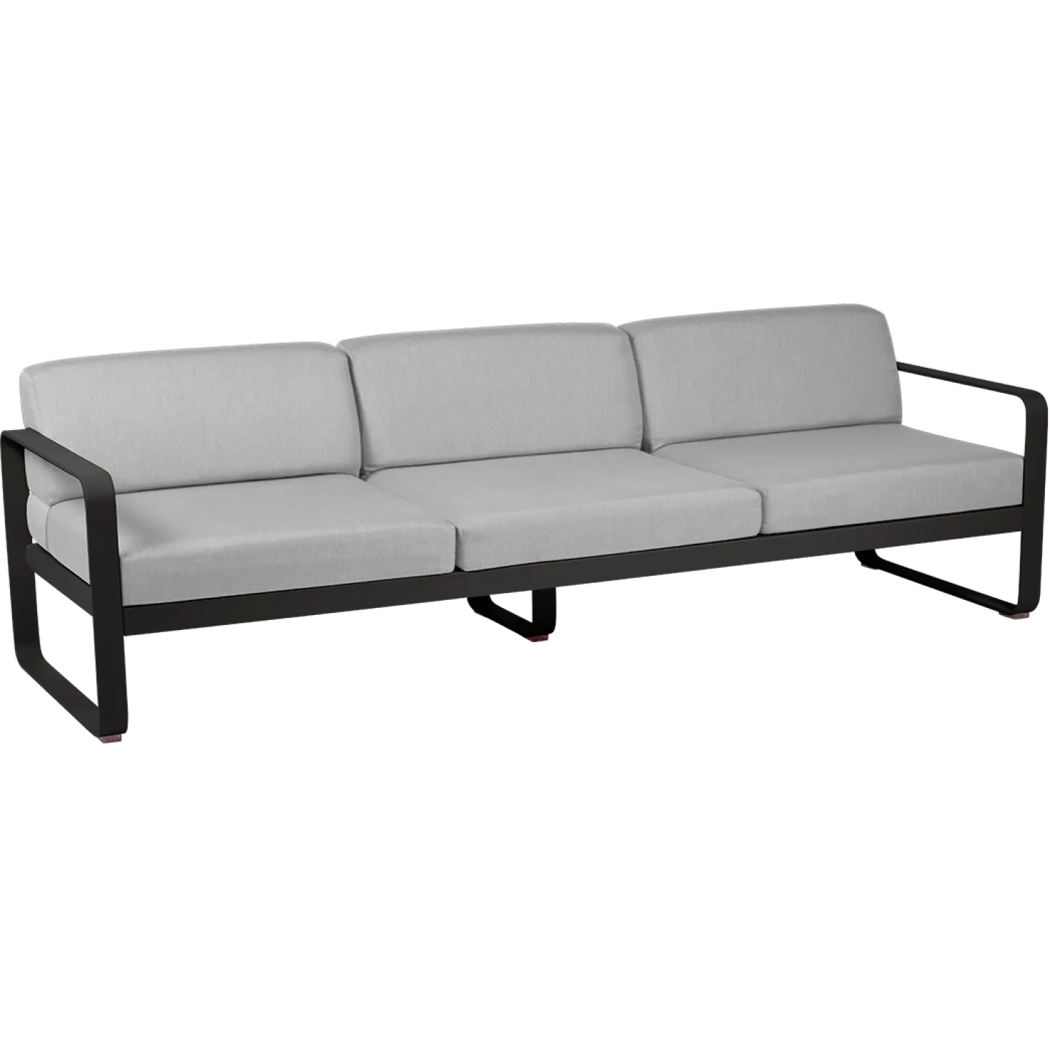 FERMOB Canapé 3 Places Bellevie Gris Flanelle en Aluminium