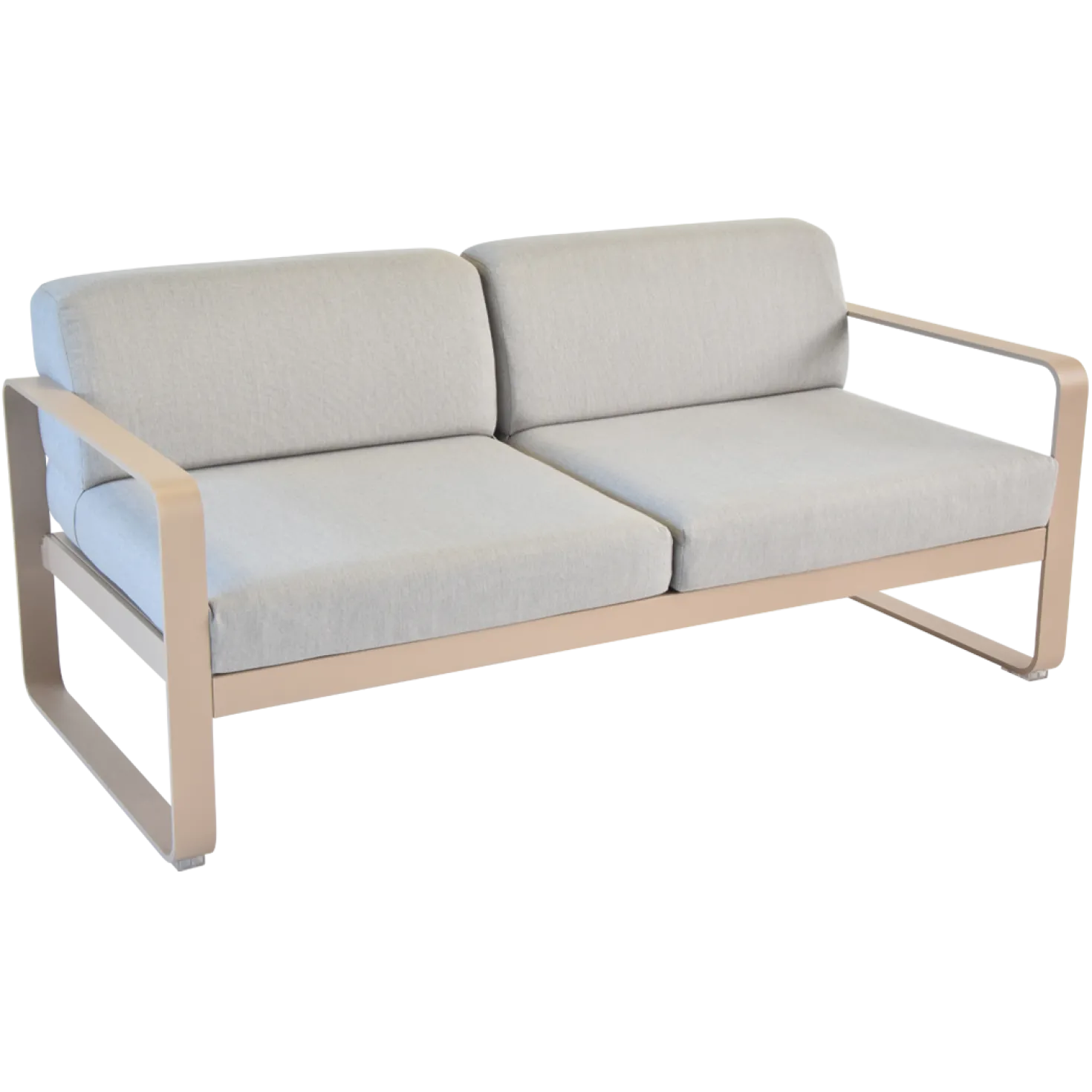 FERMOB Canapé 2 Places Bellevie Gris Flanelle en Aluminium