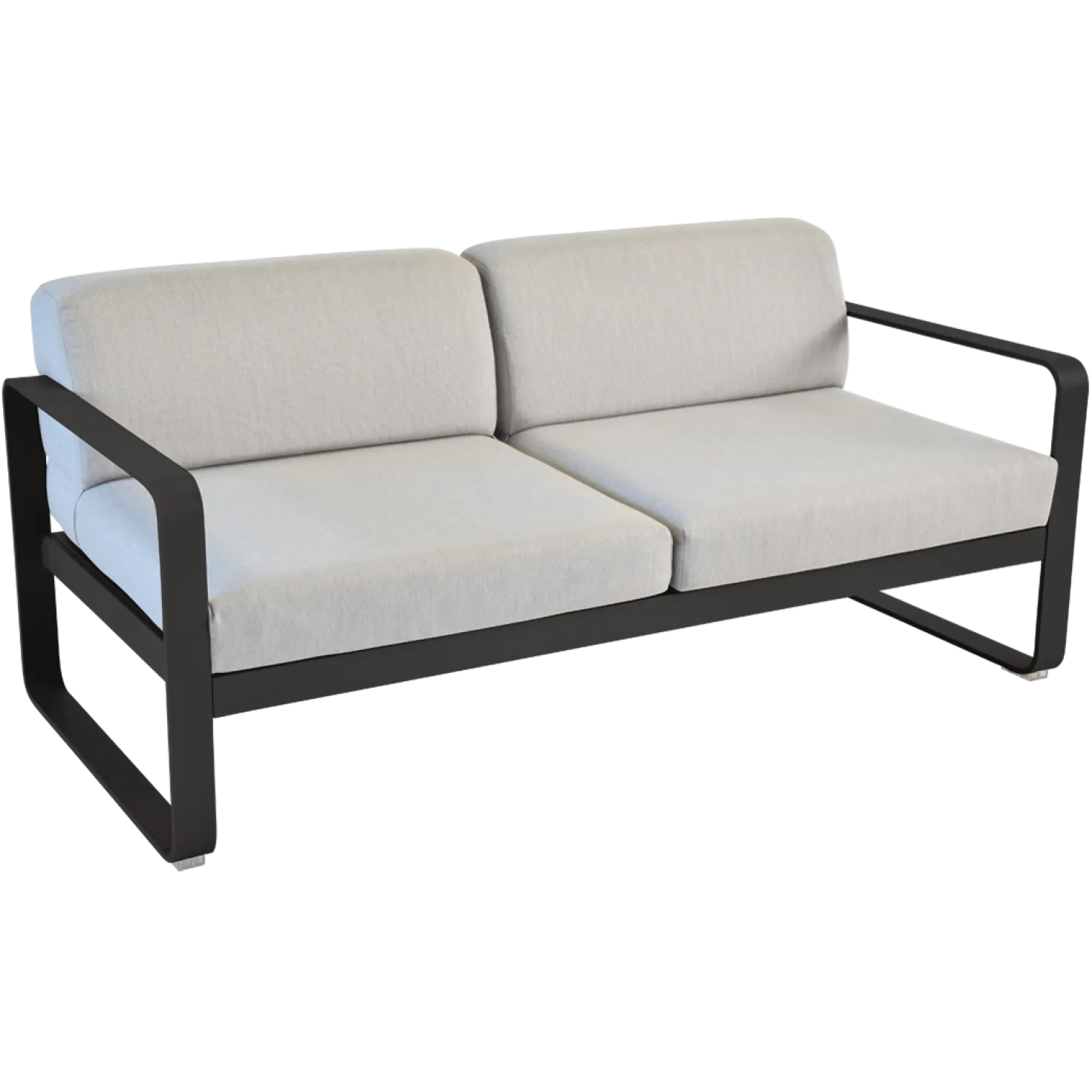 FERMOB Canapé 2 Places Bellevie Gris Flanelle en Aluminium