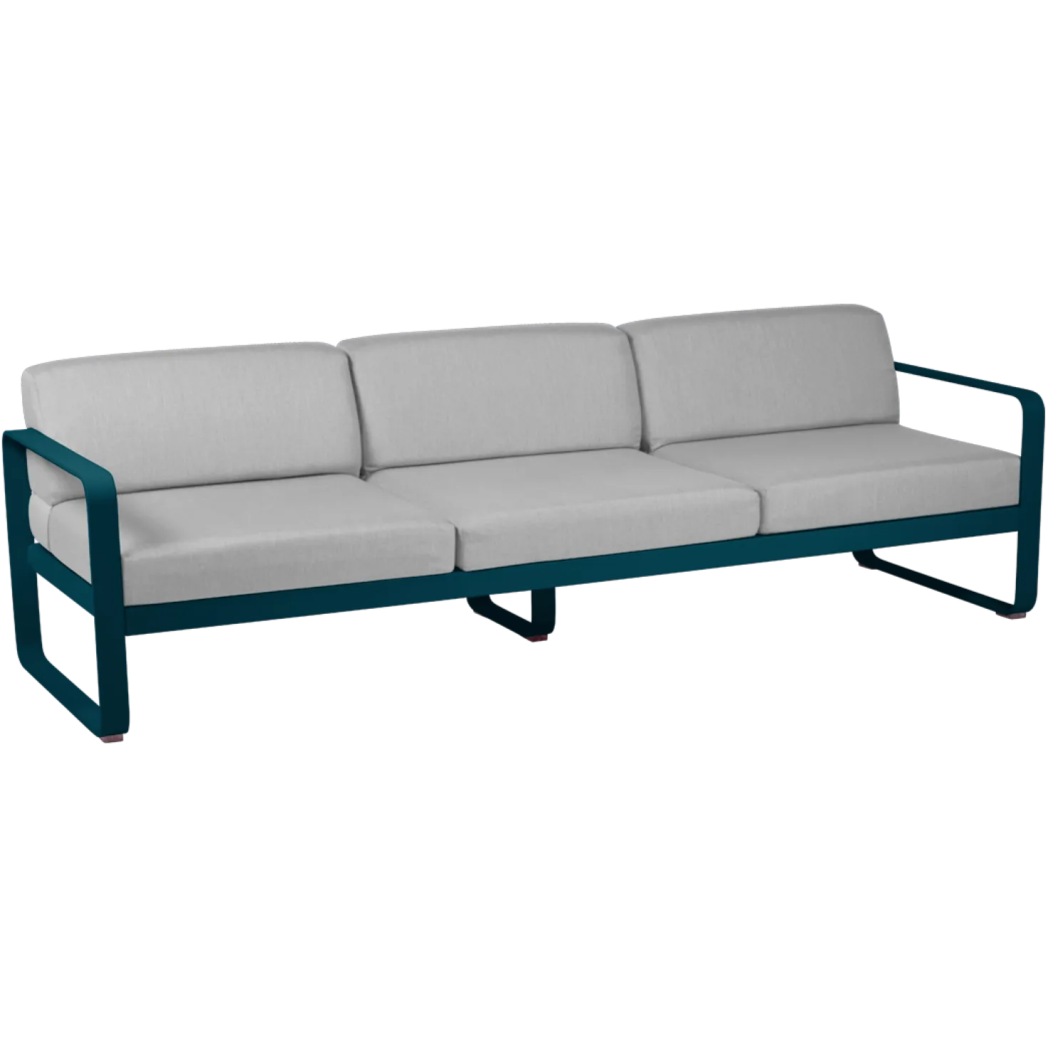 FERMOB Canapé 3 Places Bellevie Gris Flanelle en Aluminium