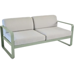 FERMOB Canapé 2 Places Bellevie Gris Flanelle en Aluminium