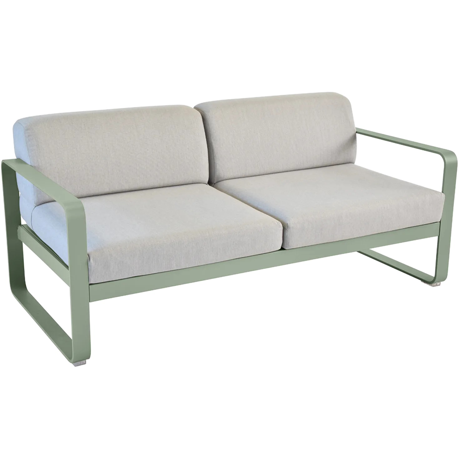 FERMOB Canapé 2 Places Bellevie Gris Flanelle en Aluminium