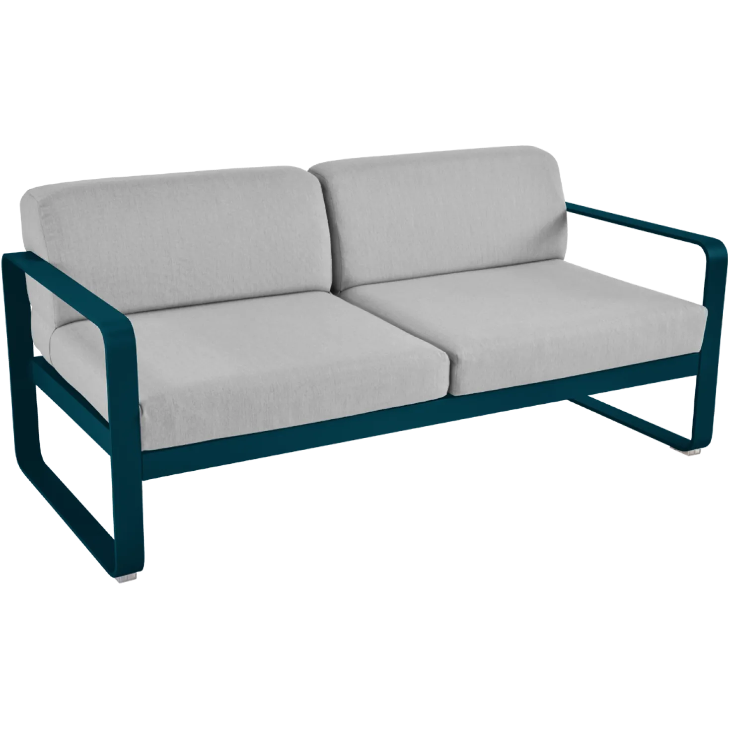 FERMOB Canapé 2 Places Bellevie Gris Flanelle en Aluminium