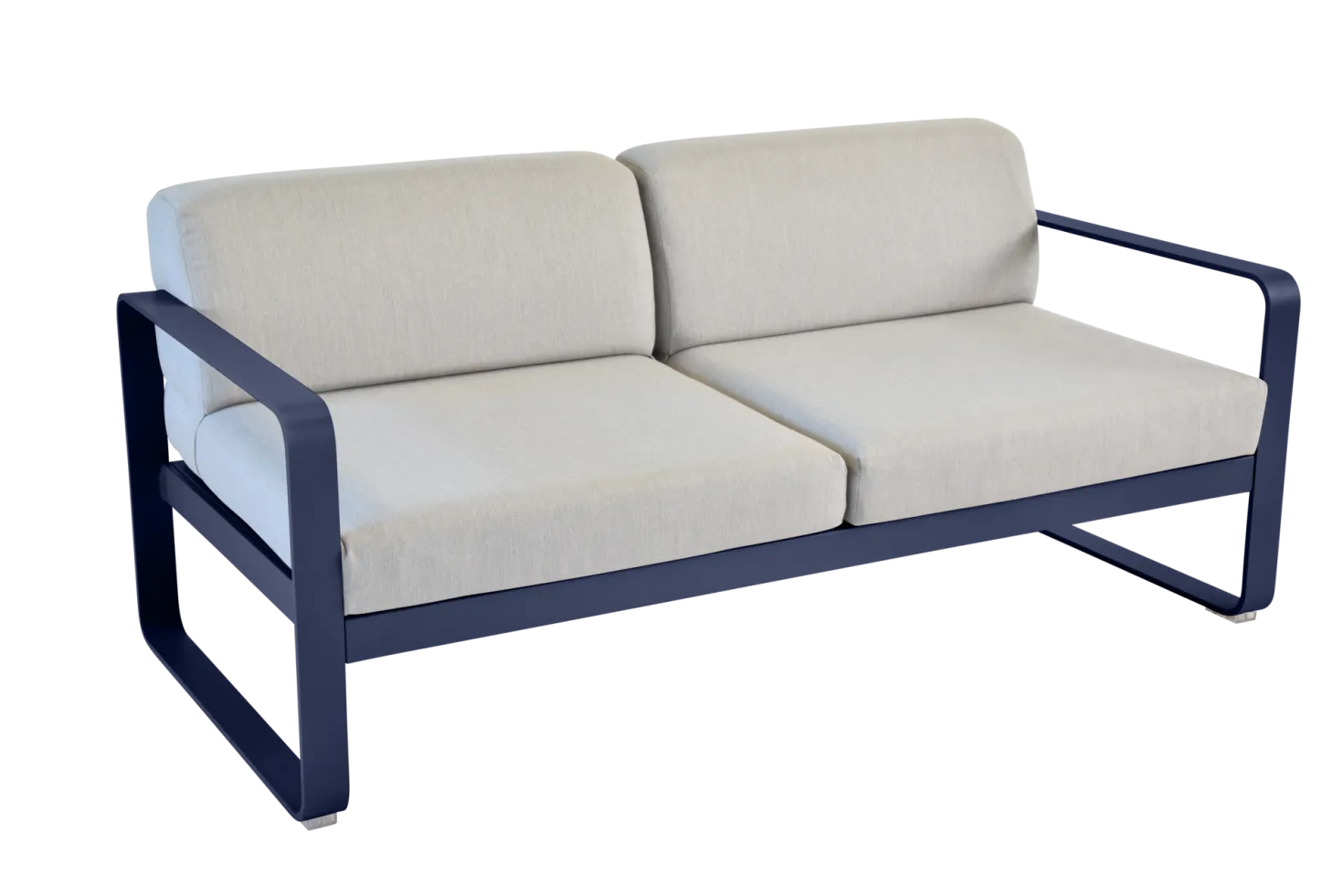 FERMOB Canapé 2 Places Bellevie Gris Flanelle en Aluminium