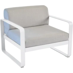 FERMOB Fauteuil Bellevie Gris Flanelle en Aluminium