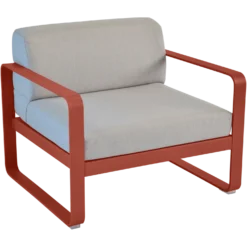 FERMOB Fauteuil Bellevie Gris Flanelle en Aluminium