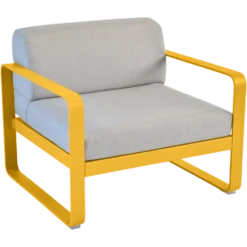 FERMOB Fauteuil Bellevie Gris Flanelle en Aluminium