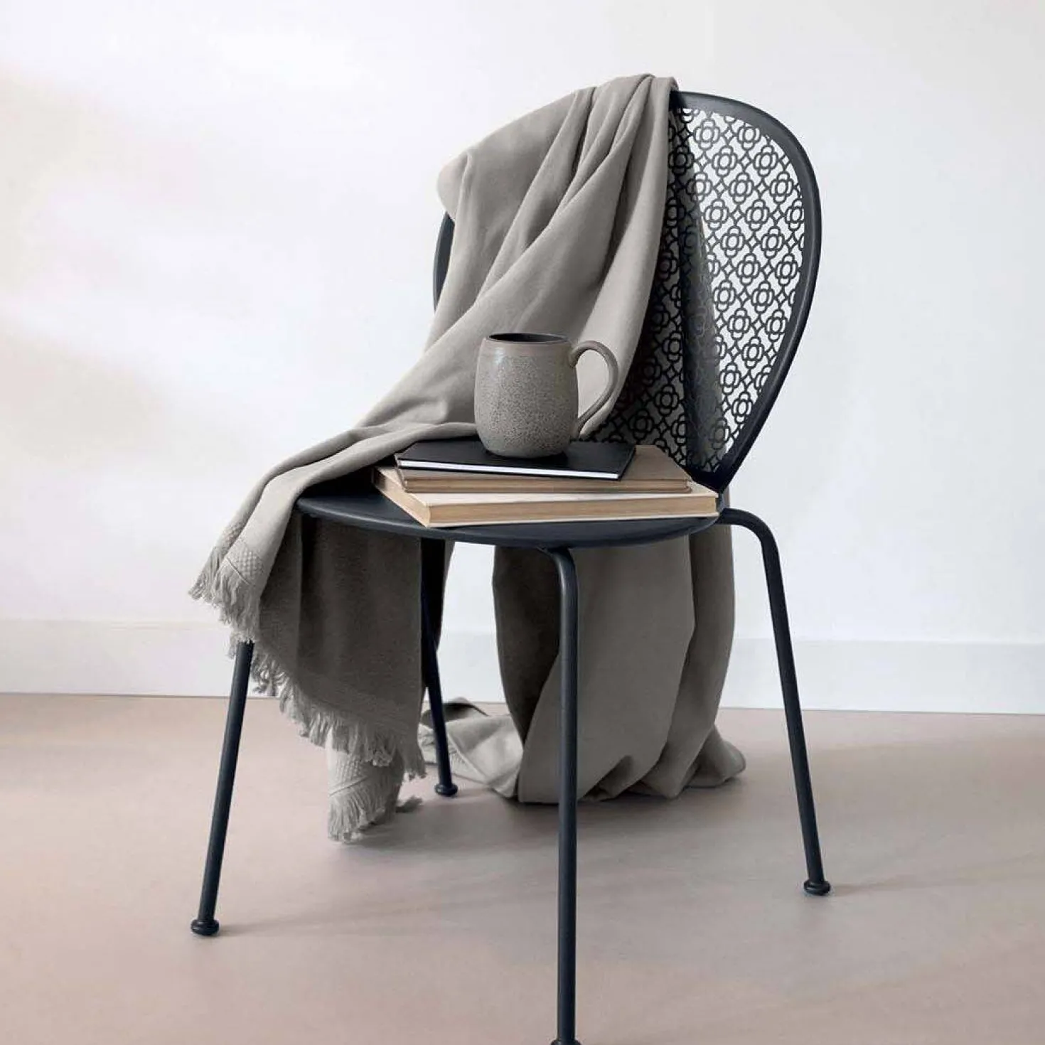 FERMOB Lot de 2 Chaises Empilables Lorette en Acier