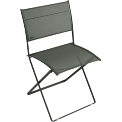 FERMOB Lot de 2 Chaises Pliantes Plein Air Toile Stéréo et en Acier