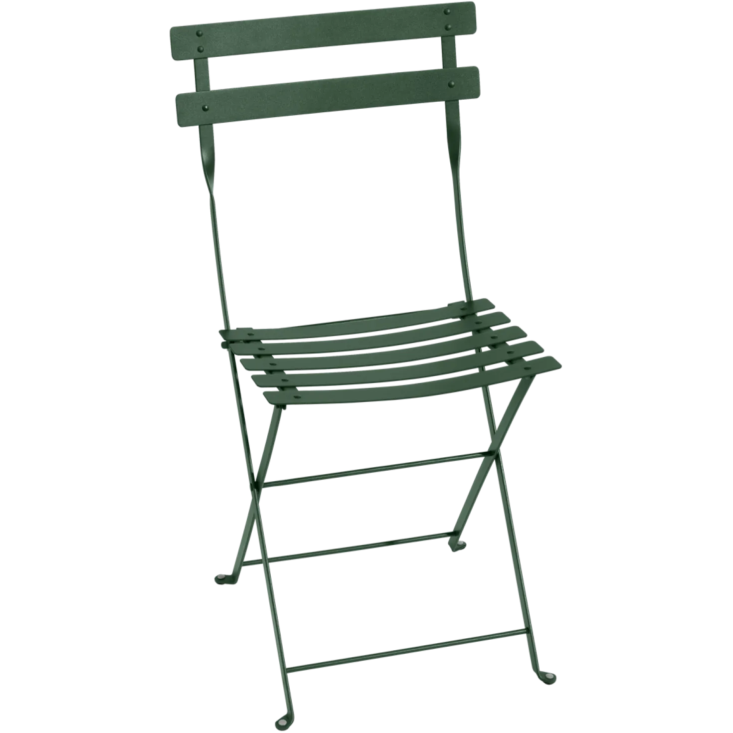 FERMOB Lot de 2 Chaises Pliantes Bistro Métal en Acier