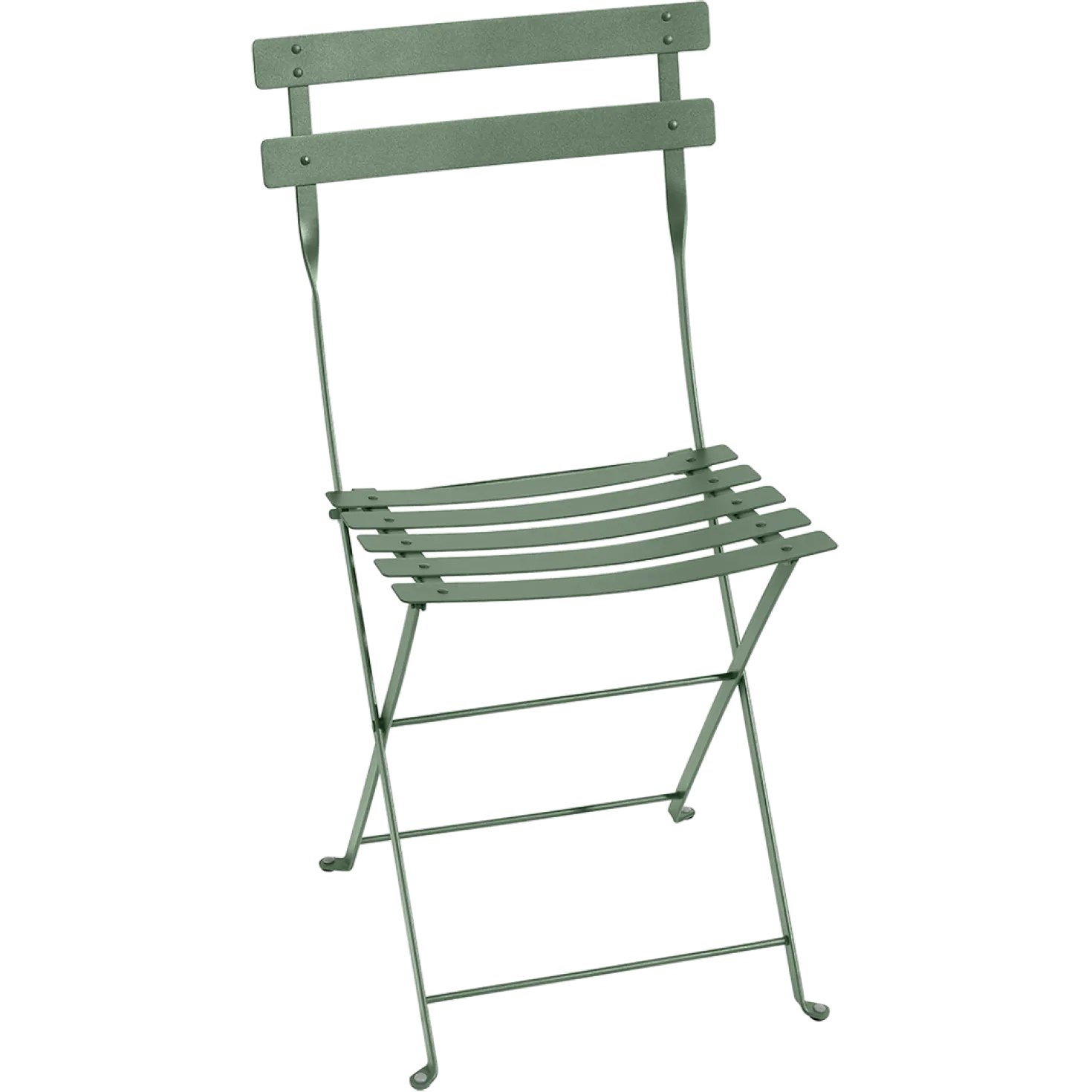 FERMOB Lot de 2 Chaises Pliantes Bistro Métal en Acier