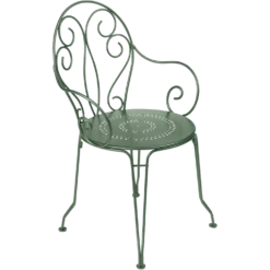 FERMOB Lot de 2 Fauteuils Empilables Montmartre en Acier